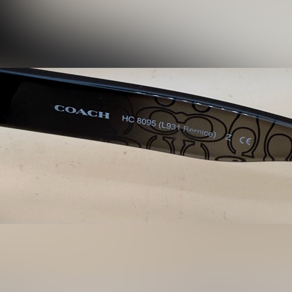 Coach Black Patterned Sunglasses - image 7